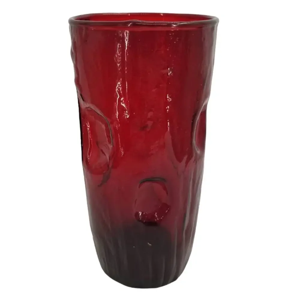 Vintage Ruby Red Textured 6